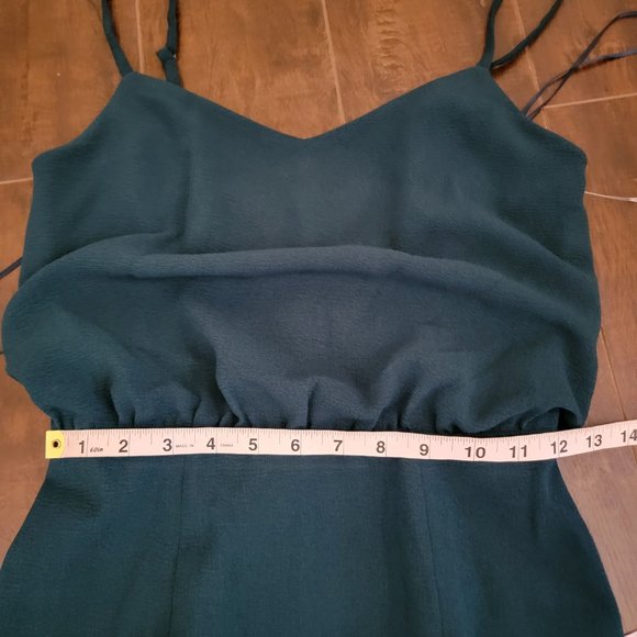 Dress The Population Alondra Dress Pencil Blouson Pine Women's XS MSRP $149 - Picture 9 of 9